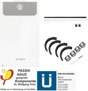 Junkers Bosch Systempaket Vent 5000 C Wohnungsl. HR5 b 320 qm HR 350 W f Wdm.