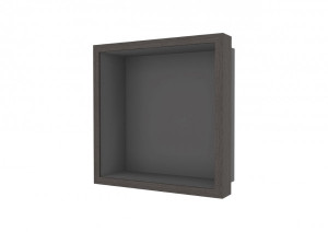 ESS Wandnische W-BOX Niche Anthrazit Rahmen: Oak - Wenge, 300x300x100