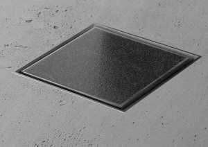 ESS Point Drain Aqua Jewels Quattro Naturstein, 20x20 cm