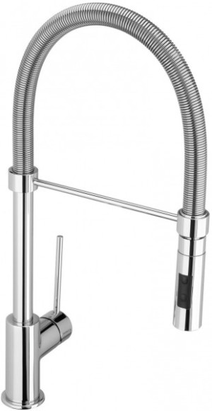 Herzbach Sp&uuml;ltisch Elb Design New schwb Spiralfederauslauf 360Grad chr