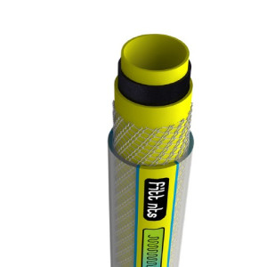 ewuaqua iWater NTS Yellow 1", 50 m Gartenschlauch aus Weich-PV