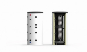 Thermic Energy Hygienespeicher WPKS 600 Edelstahlwellrohr, EEK C, silber