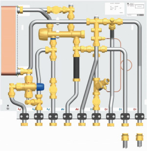 PAW HomeBloC Basic WRF WT 32 CU Lot, gem /ugem PM Regl 16 l/min TWW-Mischventil