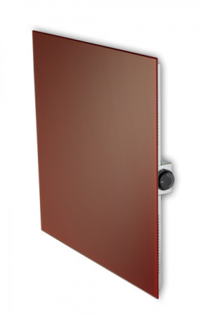 Jollytherm Infrarot Glasheizk&ouml;rper 365 W Dekorfarbe rot