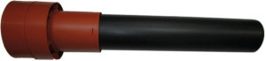 Wolf Dachdurchf&uuml;hrung CWL 1159mm rot Innenwandig 150mm