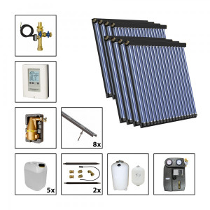 Solarbayer CPC NERO Solarpaket 8 - S Fl&auml;che m2: Brutto 26,08 / Apertur 22,64