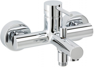 Herzbach W und Brausebatterie Design New Brauseanschluss 1/2" chr