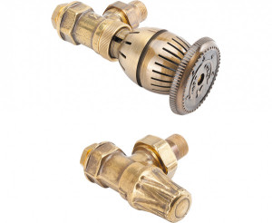 Retroventil mit Thermostatkopf 1/2" Set