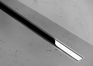 ESS Duschrinne XS Z-1 Matt 50 cm, abdeckung poliert