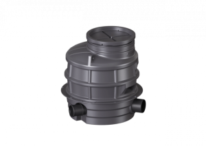 KESSEL R&uuml;ckstauschacht LW 1000 Zulauf DN 150, Auslauf DN 200, 1180 mm