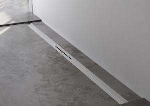 ESS Duschrinne R-Line Wall poliert 120 cm, komplettset