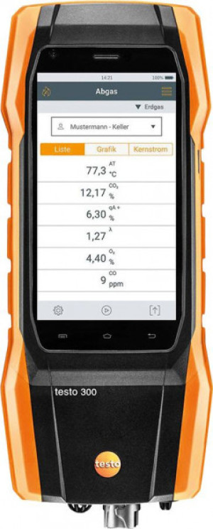 TESTO 300 Rauchgasanalyseger&auml;t Messpaket Profi-Set