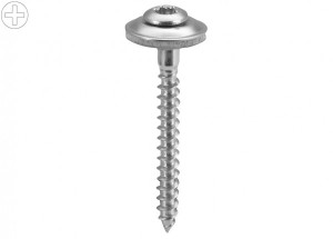 AS Spenglerschrauben Edelstahl 4.5x180mm Platte 15 mm, mit Kreuzschlitz DIN 7995