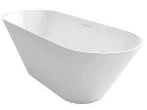 RIHO Badewanne Barcelona freistehend 170x70cm, 195 l, 95 kg wei&szlig;