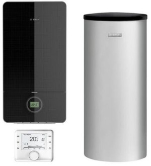 Junkers Bosch Systempaket Condens 7000iW GC738, GC7000iW24 B, schwarz, E, 160 l