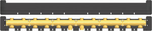 PAW Modulverteiler DN 25 6-fach F 1" x 1" IG isoliert