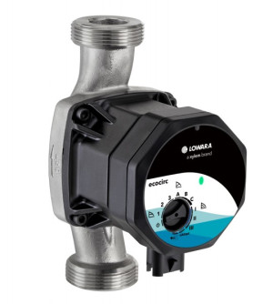 Lowara Z-Pumpe ecocirc L 25-8/180 N L:180 G1 1/2" PN10 max. H:8m 60W