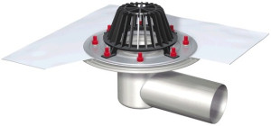 ACO Flachdachablauf Spin DN 100 1 tlg. 1,5Grad Sanarfil TG 66 15