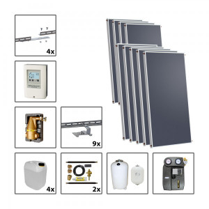 Solarbayer Silversun Solarpaket 9 Fl&auml;che m2: Brutto 18,18 / Apertur 16,47