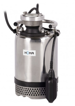 HOMA Motorumflutete Baupumpe mit Schwimmer HBP503 WA