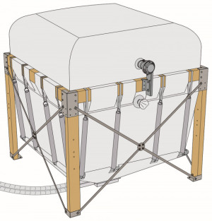 Fr&ouml;ling Pellets-Variosilo 2,90 x 2,00 Inhalt 4,5 - 6,3 t