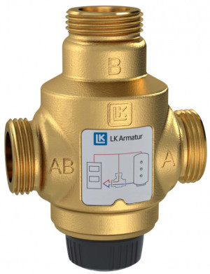 LK Armatur LK 823 thermische R&uuml;cklaufanhebung G11/2 45-60 Grad C