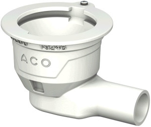 ACO Bodenablauf Passavant DN 50 GE mit Halterand mit Anstrich