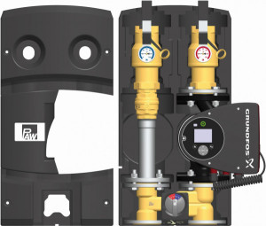PAW HeatBloC K32 DN 40 3-Wege H-Mischer F PN 6 Motor SR10 GF MAGNA3 40-120F