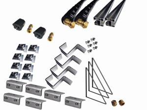 Thermic Energy Montagepaket 2er Grundset f&uuml;r FK253 Blechfalz 30Grad