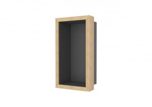 ESS Wandnische W-BOX Anthrazit Rahmen, oak - natural, 150x300x100