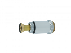 DELTAMESS Ventilwasserz., Schr&auml;gsitz-Armatur 1, Messing, vernickelt