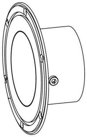 Wolf Eintrittsanschluss Rauchrohrstutzen m O Ring f CSK