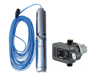 Calpeda Wasserversorgung 1FSDPM 3/16 230 V-50 Hz, 1,1 KW, mit Druckschalter