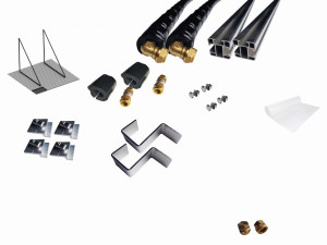 Thermic Energy Montagepaket 1er Grundset FK253 Flachdachaufst&auml;nderung 45Grad ...