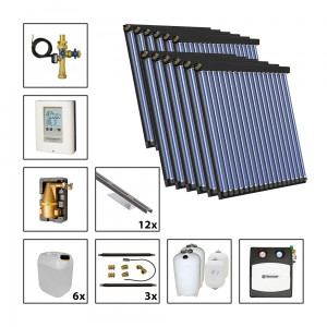 Solarbayer CPC NERO Solarpaket 12 - B Fl&auml;che m2: Brutto 39,12 / Apertur 33,96