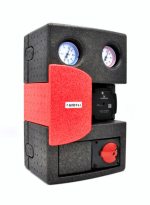 EnTEC P &amp; L DN25 gemischt - Stellmotor ST06 - Grundfos UPM3 Hybrid 25-70 180 ...