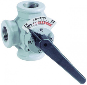 Honeywell Dreiwege Muffenmischer DR GG 20, grau, PN 6 DN 25, kvs Wert 10,0