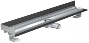 ACO Duschrinne ShowerDrain E DN 40/50 Aufkantung hint und links 900mm