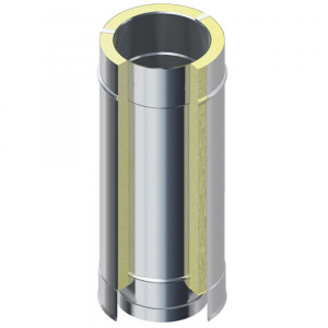 Au&szlig;enkamin Rohrelement 200/0500/0,6mm L&auml;nge: 500 mm