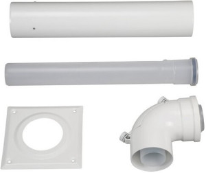 Junkers Bosch Abgaspaket AZB 1369 Schacht, d= 60/100, L= 500mm