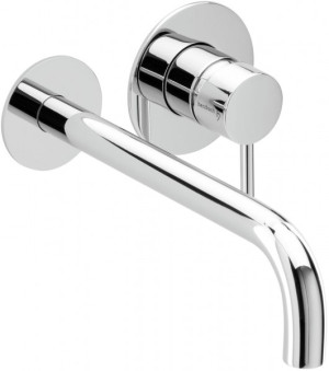 Herzbach Fertigmontage Set Nano f&uuml;r Waschtisch, Auslauf 240mm chr