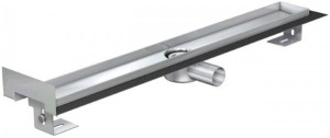 ACO Duschrinne E line DN 40/50 Aufkantung links 1000mm