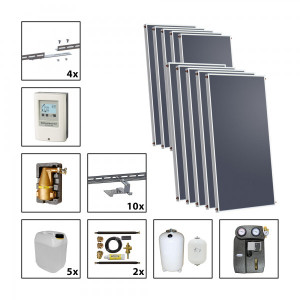 Solarbayer Silversun Solarpaket 10 Fl&auml;che m2: Brutto 20,20 / Apertur 18,30