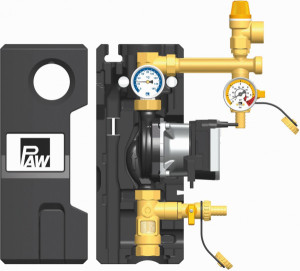 PAW SolarBloC midi Basic 1-Strang Flowmeter Wilo Para ST 15/13