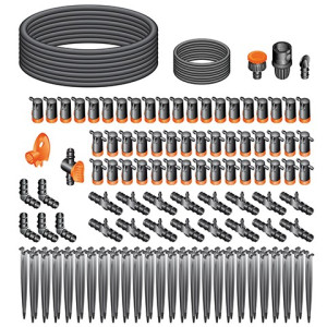 ewuaqua iWater Drip Kit Terrasse 50 Pflanzen Kompettset MicroDrip