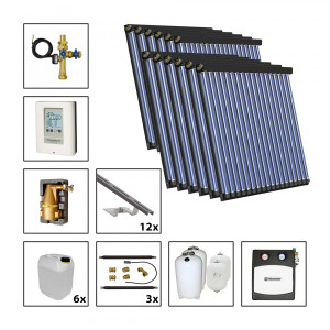 Solarbayer CPC NERO Solarpaket 12 - Z Fl&auml;che m2: Brutto 39,12 / Apertur 33,96