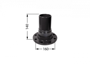 KESSEL Anschlussadapter Flanschmuffe DN 80, Druckleitungen PE