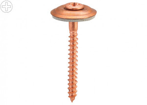 AS Spenglerschrauben CU 4.5 x 140 mm Platte 20 mm, Kreuzschlitz DIN 7995