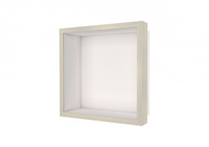 ESS Wandnische W-BOX Niche Creme Rahmen: Oak - Weisgewaschen, 300x300x100