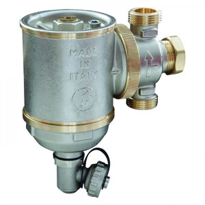 Schlammabscheider mit Magnet 3/4 Zoll geeignet f&uuml;r Gas-BW-Ger&auml;te bis 25kW